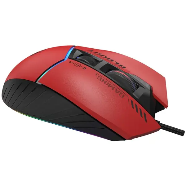 Bloody W95 Max RGB Extra Fire Gaming Mouse - Ultra Core 3, 4 Activated - Sportes Red