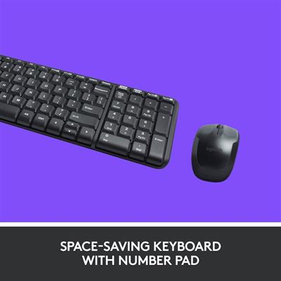 MK220 WIRELESS KEYBOARD AND MOUSE COMBO