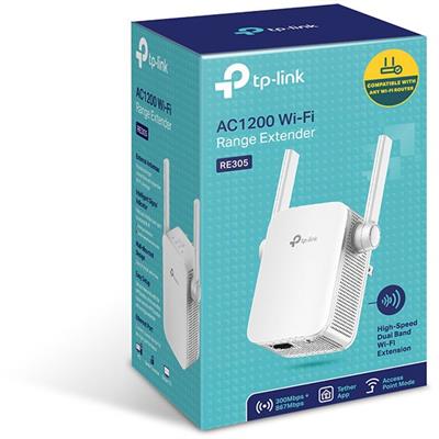 TP-Link RE305 - AC1200 Wi-Fi Range Extender - Ver 4.0 - OneMesh