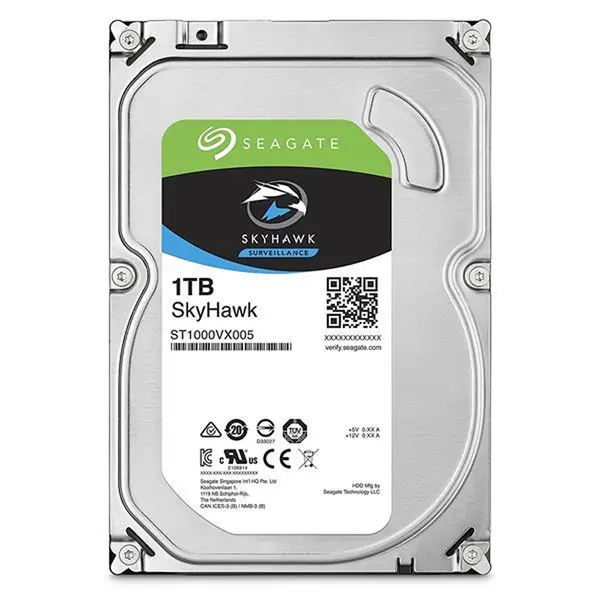 Seagate SkyHawk 1TB Surveillance Video Hard Drive – ST1000VX005 (Pulled Out)