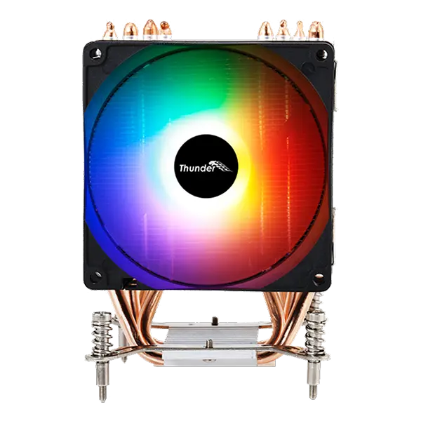 Thunder Zyler TAC-1017 ARGB CPU Air Cooler – 4 Copper Heatpipes, Single Fan