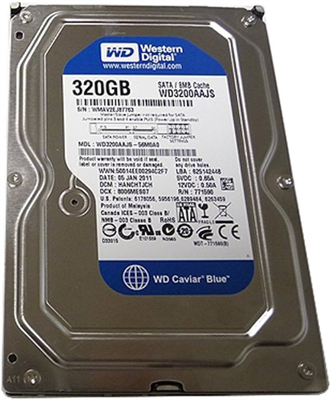 Western Digital Caviar Blue WD3200AAJS 320GB 7200 RPM (Pulled Out)