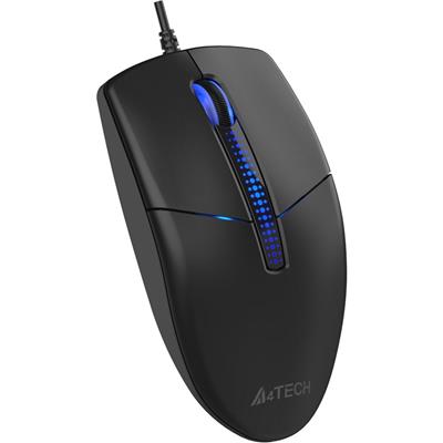 A4Tech N-530S Illuminate Mouse 1200dpi Black