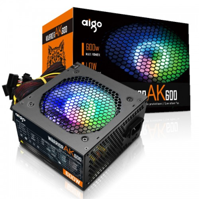 Aigo Warrior AK600 Max RGB 600W Power Supply