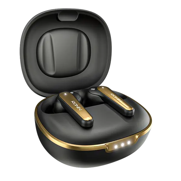 Ronin R-7065 Eclipse Wireless Earbuds / ANC+ENC / Black
