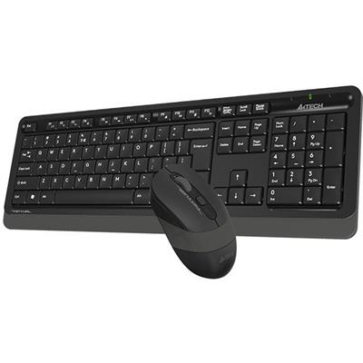 A4Tech Fstyler FG1010S 2.4G Power-Saving Wireless Desktop Set - Grey
