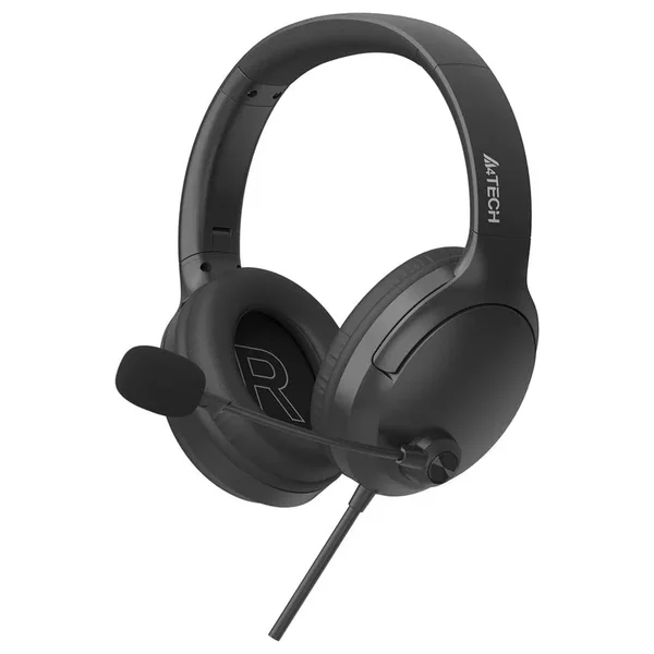 A4Tech FH280U Conference Headset, DSP Stereo Sound, Noise Cancelling, 40mm Speaker Unit / Black