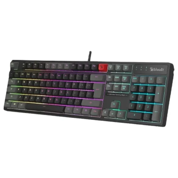 Bloody B230N Neon Gaming Keyboard, 1000Hz Report Rate, 1ms Key Response, USB, Neon