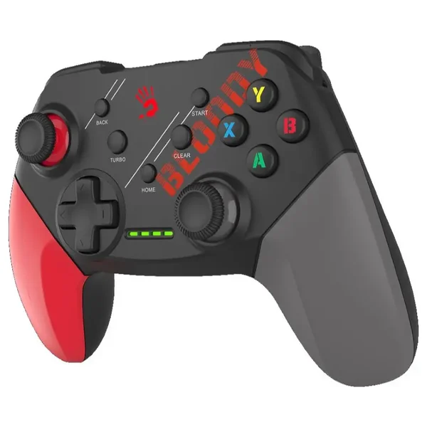 Bloody GPW50 Dual Mode 2.4G Wireless and USB Wired Gaming Gamepad Sports Red