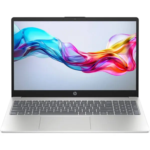 HP 15-FD0557NIA Laptop, Intel Core i7-1355U, 8GB DDR4 3200MHz, 512GB PCIe NVMe SSD, Intel Iris Xe Graphics, 15.6" FHD Anti-Glare Display, Natural Silver