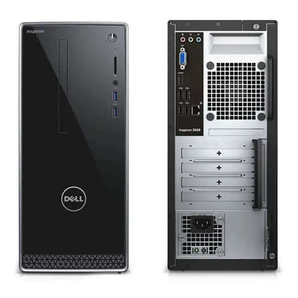 Dell Inspiron 3668 Microtower PC Intel Core i5-7500 3.4GHz 8GB DDR4 500GB DVDRW Windows 10 Pro With Wifi 2.4Ghz