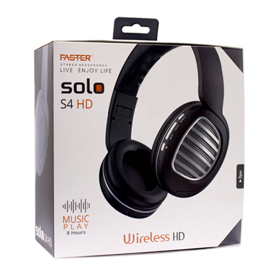 FASTER S4 HD Solo Wireless Stereo Headphones