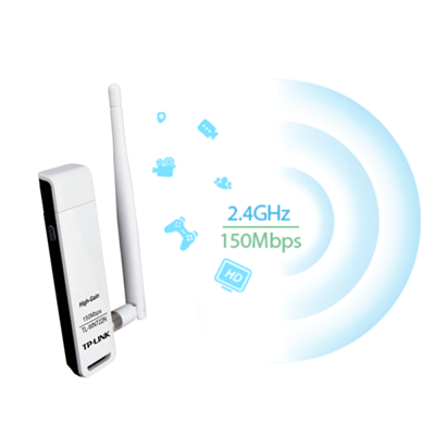 TP-Link TL-WN722N 150Mbps High Gain Wireless USB Adapter