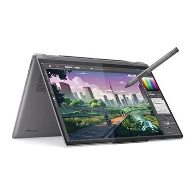 Lenovo Yoga 7i - Ryzen 5 8640HS, 8GB RAM, 512GB SSD, 16" WUXGA IPS Touch, Backlit Keyboard, Fingerprint Reader, Windows 11 - Arctic Grey