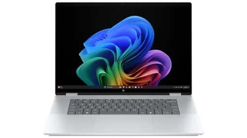 HP OmniBook X Flip X360 16-be0003dx – AMD Ryzen 5 200 Series, 8GB RAM, 512GB SSD, 16" 2K Touch Display, Windows 11 – Meteor Silver