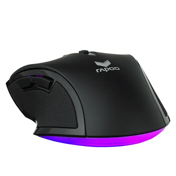 Rapoo V20S Wired LED Optical Gaming Mouse - Black