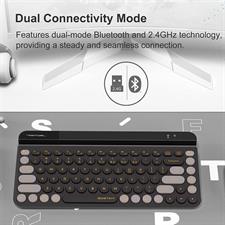 A4Tech FBK30 Fstyler Bluetooth & 2.4G Wireless Keyboard - Blackcurrant