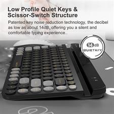 A4Tech FBK30 Fstyler Bluetooth & 2.4G Wireless Keyboard - Blackcurrant