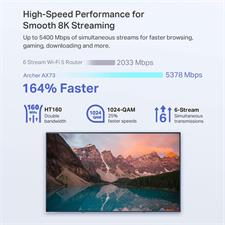 TP-Link Archer AX73 AX5400 Dual-Band Gigabit Wi-Fi 6 Router | Ver 2.0