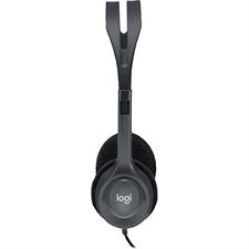 Logitech H110 Stereo Headset Black 3.5mm Dual Plug