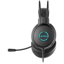 A4Tech FH300U Fstyler Neon Illuminate USB Stereo Headset - Black