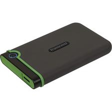 Transcend StoreJet 25M3 4TB Ruggedized USB 3.1 Portable Hard Drive - TS4TSJ25M3S