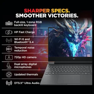 HP Victus Gaming Laptop 15-FA2309TX Intel Core i7-13620H 24GB RAM 1TB SSD GeForce RTX 5050 Windows 11 Home Mica Silver