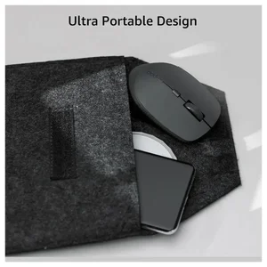 Rapoo M300 Silent Wireless Mouse, Bluetooth 5.0 and 2.4GHz With USB Receiver, 2400 Adjustable DPI Optical Tracking, Up To 9 Months Battery Life, Black