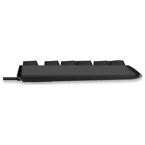 Rapoo NK1900 Wired USB Keyboard, Spill Resistant, One Touch Multimedia Keys, Black