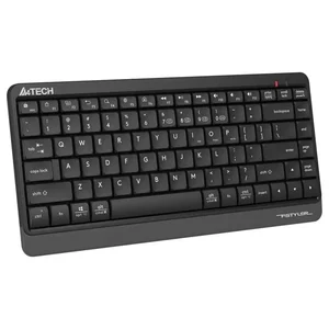 A4Tech FBK11 Wireless Keyboard, Bluetooth and 2.4GHz, Switch Up to 4 Devices, Compact Size, Multimedia Hot Keys, Grey