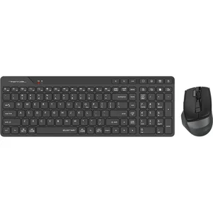 A4Tech Fstyler FB2800C Air2 Bluetooth & 2.4G Wireless Keyboard Mouse Combo Set - Dual Mode Wireless - Quiet Key - Silent Click Mouse - Desk + Air Dual Functions - USB Type-C Rechargeable