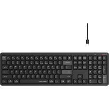 A4Tech FBX55C Bluetooth and 2.4G Wireless Keyboard Black, Quiet Typing, Scissor Switch, USB Type-C Adaptor, 6 Smart Hotkeys