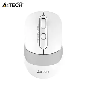 A4tech FB10CS Dual Mode Bluetooth / 2.4G Wireless Rechargeable Silent Click Mouse Grayish White