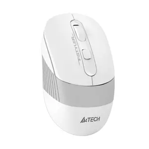 A4tech FB10CS Dual Mode Bluetooth / 2.4G Wireless Rechargeable Silent Click Mouse Grayish White
