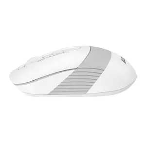 A4tech FB10CS Dual Mode Bluetooth / 2.4G Wireless Rechargeable Silent Click Mouse Grayish White
