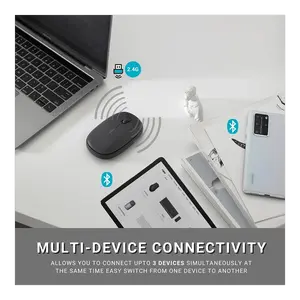 Rapoo M650 Silent Multi-mode Wireless Mouse / Dark Grey