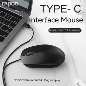 Rapoo N100C Type-C Wired Optical Mouse