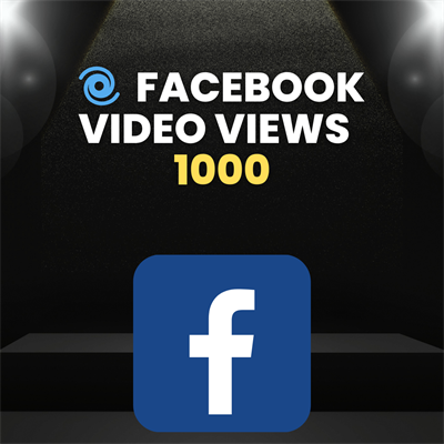 1000 Facebook Video Views Non Drop 30 Days Guaranteed 