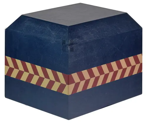 Herringbone Garden Cremation Urn – Elegant Memorial Urn for Ashes with Timeless Design