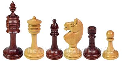Handcrafted Sheesham and Boxwood Chess Pieces – Imperium Series Staunton Design, Weighted Tournament-Size Wooden Chessmen for Professional Play and Collectors