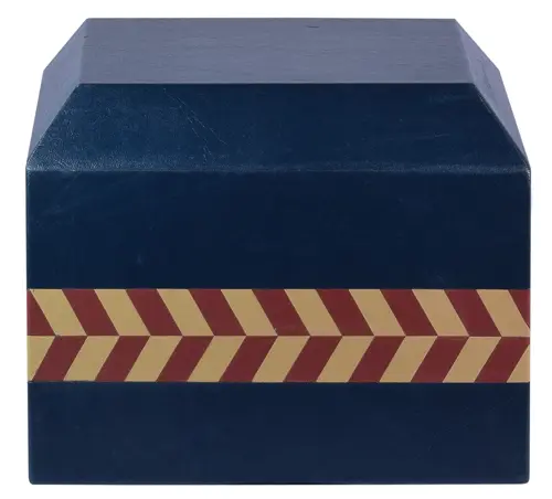 Herringbone Garden Cremation Urn – Elegant Memorial Urn for Ashes with Timeless Design