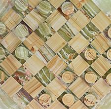 Elegant Burma Teak & Green Onyx Checkers Set – Timeless Craftsmanship for Game Lovers
