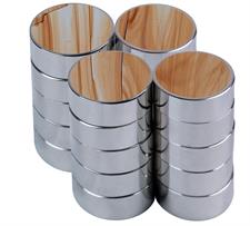 Premium Burma Teak Marble Backgammon Set with Metallic Edges - Luxury Checkers Board Game, USA Edition
