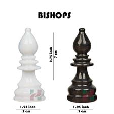 Luxury Black and White Marble Chess Set - American Series | Premium Chess Pieces