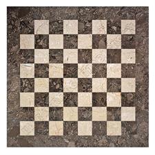 Oceanic Botticina Marble Chess Set with Customizable Border Variants – Elegant Marble Chessboard for Classic & Modern Interiors