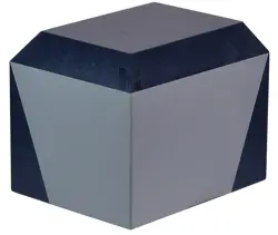 Elegant Cross-Cut Garden Cremation Urn – Weather-Resistant Memorial for Loved Ones
