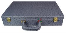 Slate Gray PU Leather Storage Box for Chess Set – Durable and Stylish Organizer for Chess Pieces
