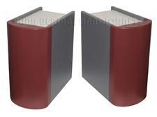 Elegant PU Leather Book-Shaped Cremation Urn with Pinwheel Texture – Memorial Keepsake Companion