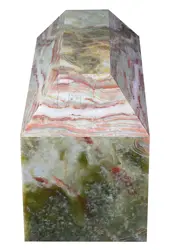 Elegant Green Onyx Garden Cremation Urn with Secure Bottom Closure | Handcrafted Memorial Urn for Human Ashes | Natural Stone Funeral Urn for Outdoor Tribute