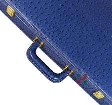 Premium Ostrich Textured PU Leather Chess Storage Box – Elegant and Durable Organizer